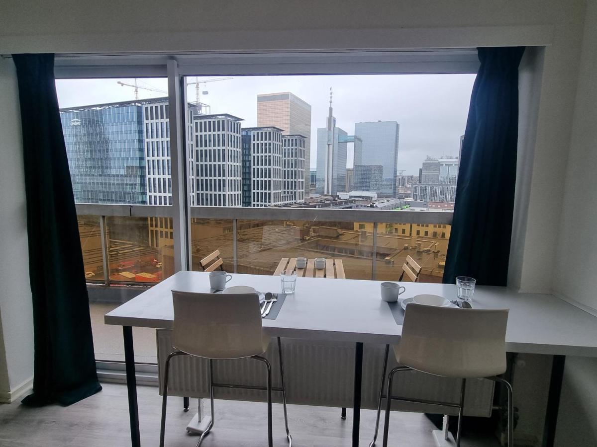 Panoramic View Studio Apartment Brussels Exterior photo